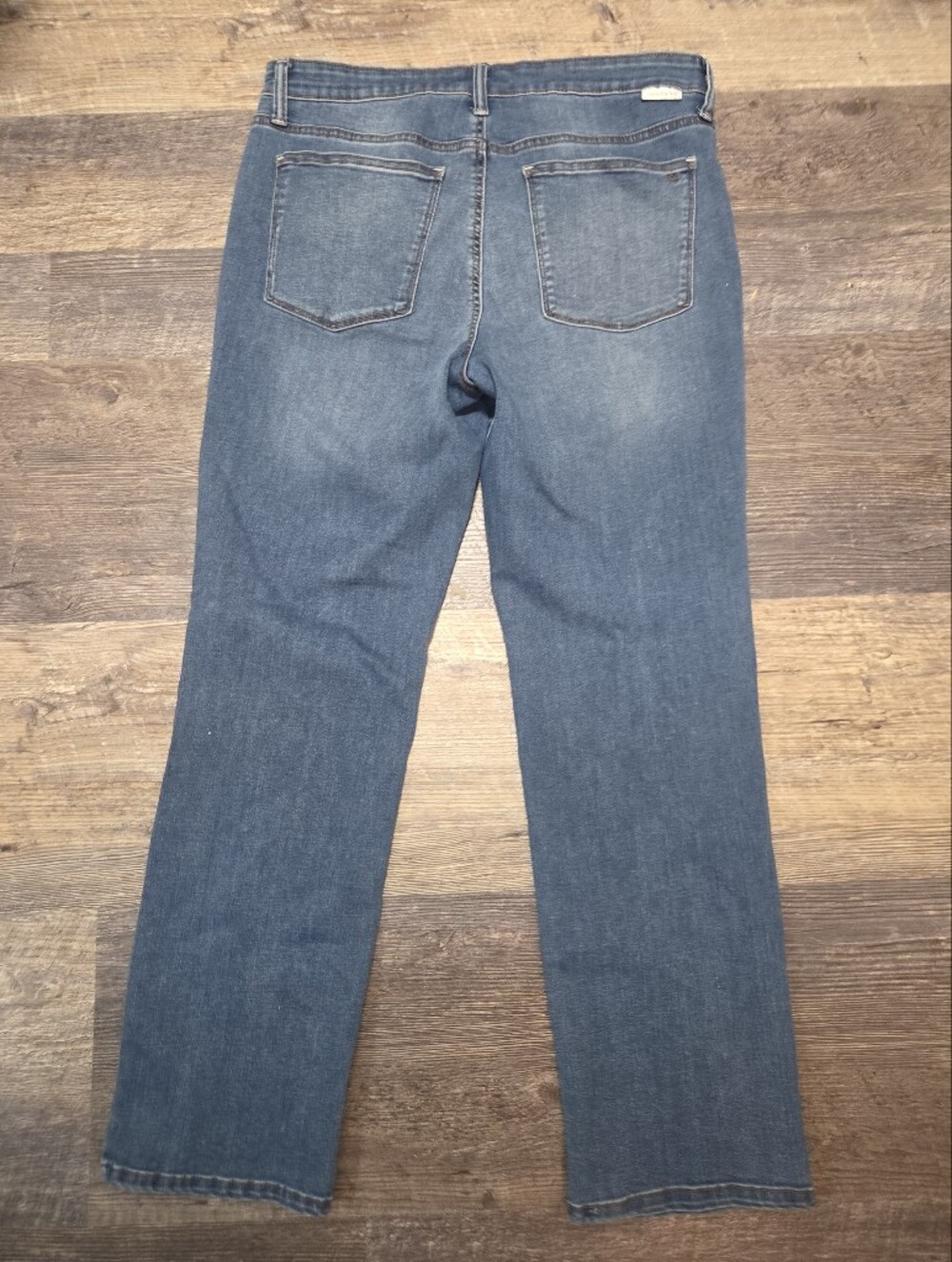 Crown & Ivy Mid Rise Straight Leg Jeans - Picture 9 of 11